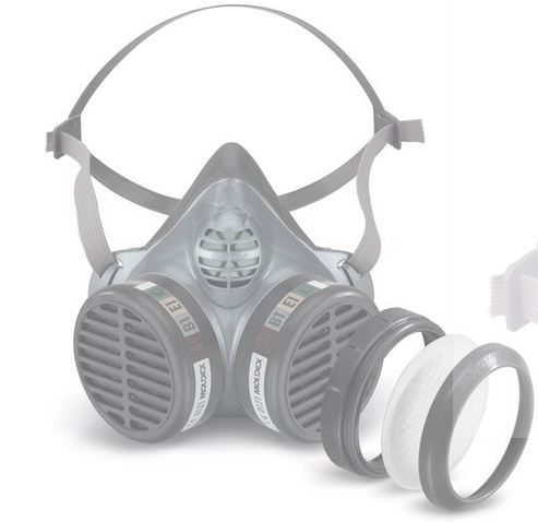 11 Lightweight Maintenance-Free Half Mask Respirator