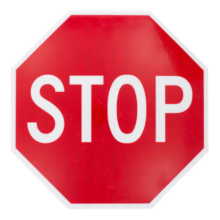 Metal Stop sign