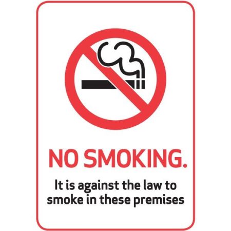 No smoking sign