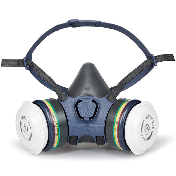 7 Half mask with filter