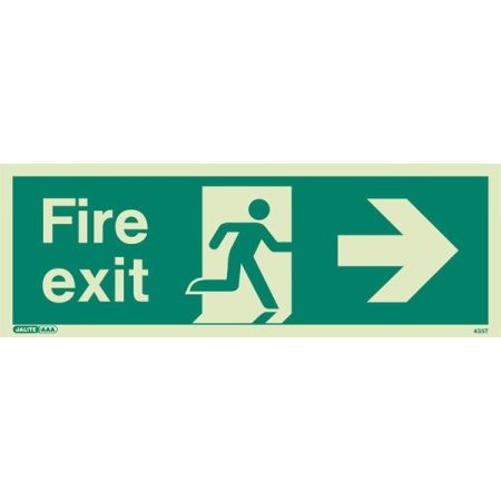 Fire exit right