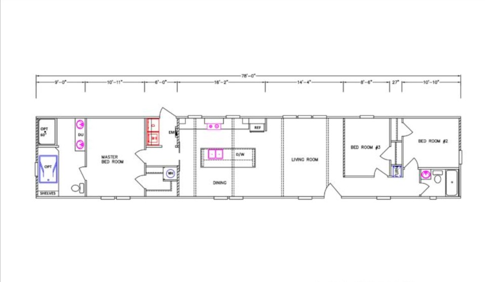 82 ft. Spacious 3 Bedroom, 2 Bathroom - Image 6